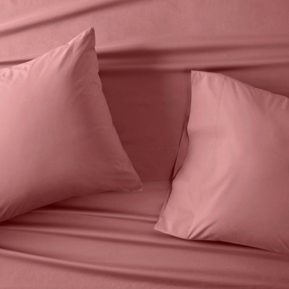 Washed Supima Percale Solid Pillowcase Set - Casaluna Standard - Picture 3 of 7